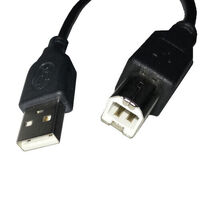 1.5M USB-A (Male) to USB-B (Male) 1.5 Metre (150 cm) Long Black Cable