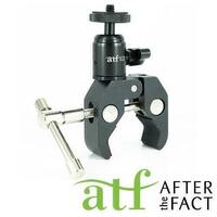 Super Clamp 1/4" and 3/8" Thread with Mini Ball Head for DSLR Camera - ATF