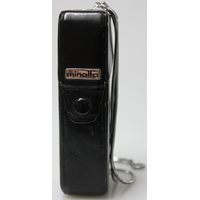 Minolta 16 MG Film Camera for 16mm Film with Leather Case & Wrist Strap Untested